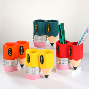 Personalized Pencil holder for primary school teachers desk sharp dull.