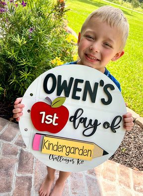 First Day of School Photo Prop, School Photos, Back to School Sign Kit, School Milestones