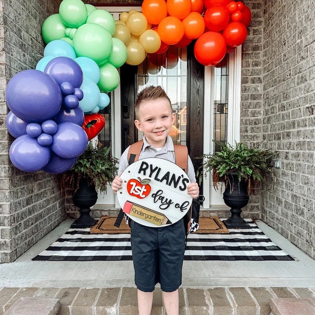 First Day of School Photo Prop, School Photos, Back to School Sign Kit, School Milestones