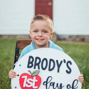 First Day of School Photo Prop, School Photos, Back to School Sign Kit, School Milestones