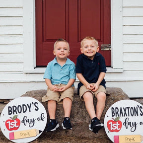 First Day of School Photo Prop, School Photos, Back to School Sign Kit, School Milestones